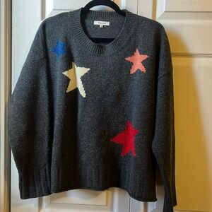 Madewell Starry Night Large Merino Wool Pullover